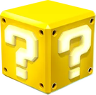 The icon for the ? Block item in Mario Kart World