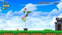 Luigi sighting in Dancing Blocks, Poison Swamp in New Super Luigi U