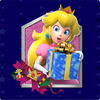 Princess Peach card from a holiday-themed Memory Match-up activity