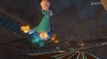 Rosalina performs a trick after reaching the track's first trick ramp.