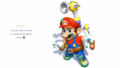 Loading screen (Mario and FLUDD covered in goop)