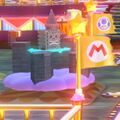 Screenshot of the level icon of Footlight Lane in Super Mario 3D World