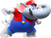 Artwork of Elephant Mario from Super Mario Bros. Wonder