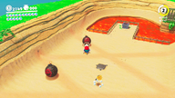 The location of a Power Moon in Super Mario Odyssey