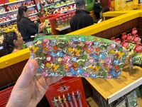 Yoshi merchandise from Super Nintendo World for Universal Fan Fest Nights