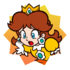 Sticker of Princess Daisy from Mario Party Superstars