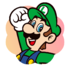 Sticker of Luigi from Mario Party Superstars
