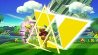 Toon Link's Triforce Slash in Super Smash Bros. for Wii U.