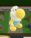 Fluffin' Puffin Yoshi, from Yoshi's Woolly World.