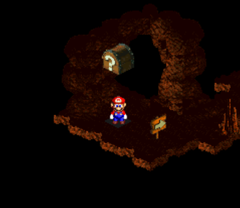 Third Treasure in Barrel Volcano of Super Mario RPG: Legend of the Seven Stars.