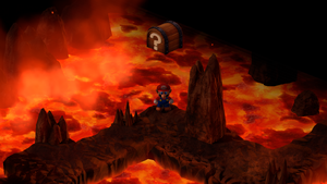 Fourth Treasure in Barrel Volcano of Super Mario RPG.
