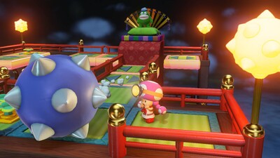 Check out Toadette as she tracks treasure! image