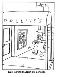 Mario running towards Pauline's