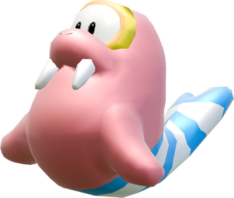 Model of a Fliprus from New Super Mario Bros. U.