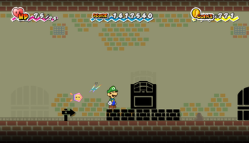 Third and fourth treasure chests in Flopside Pit of 100 Trials of Super Paper Mario.