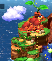 The Land's End Region, as seen in Super Mario RPG (Nintendo Switch).