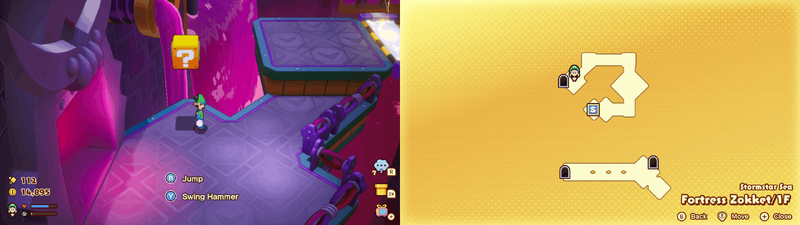 Block 21 in Fortress Zokket from Mario & Luigi: Brothership