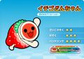 Strawberry Don-chan (downloadable palette swap of Don-chan)