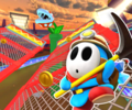 The course icon of the T variant with Light-blue Shy Guy (Explorer)