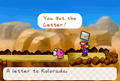 Mario finds another letter.