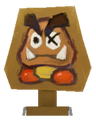 A Goomboard from the Nintendo Switch version of Paper Mario: The Thousand-Year Door