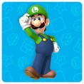 Luigi, shown as an option in an opinion poll on Nintendo heroes