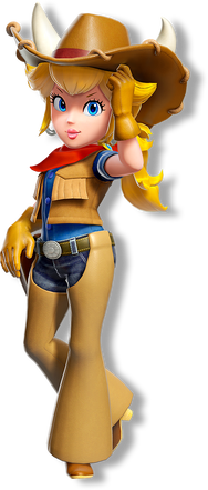 Cowgirl Peach - Super Mario Wiki, the Mario encyclopedia