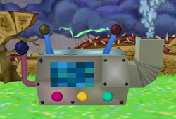 The Puff Puff Machine in Paper Mario