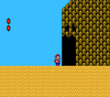 Mario in World 6-3 of Super Mario Bros. 2.