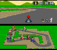 Mario Circuit 1 from Super Mario Kart.