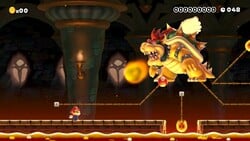 Bowser Retreats, Mario Advances level in Super Mario Maker
