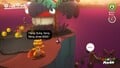 Mario at Rocky Mountain Summit, showing that Crazy Cap is closed though Glydon is present during the second version.