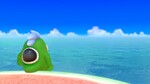 A sticker background from Super Mario Party