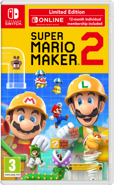 File:Super Mario Maker 2 Box Art Limited Edition.png