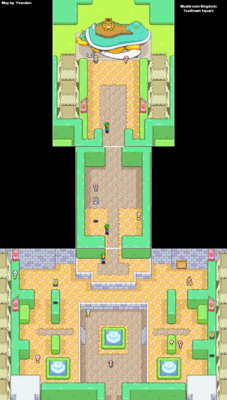 Toadtown Square's layout.