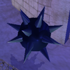 A spiked ball in Wario World
