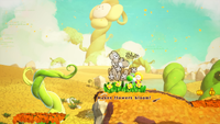 Yoshi in the first level of Yoshi and the Mysterious Book