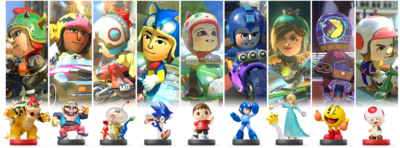 Second wave of Amiibo figures for Mario Kart 8 on the Wii U.