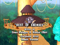The title screen for Best of Enemies.