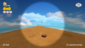 Turnip Cannon Jungle 8-bit Luigi (Gamepad view)