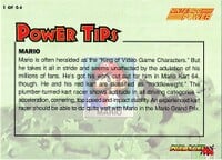 One of the Mario Kart 64 Collectible Trading Cards.
