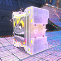 The side of a Star Thwomp in Mario Kart World