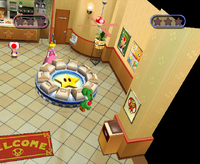 The hidden poster of the Order Up minigame from Mario Party 4.