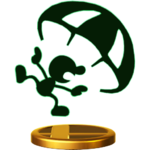 Mr. Game & Watch's alternate trophy, from Super Smash Bros. for Wii U.