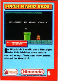 One of the Nintendo Collector Cards