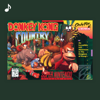 Cover image for the Top tracks playlist from Donkey Kong Country on Nintendo Music