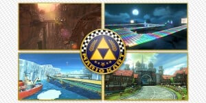 Triforce Cup artwork from one of the results from the Personality quiz: Mario Kart 8 Deluxe - Cups.