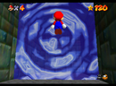Mario facing the portal to Dire, Dire Docks