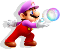 Artwork of Bubble Mario from Super Mario Bros. Wonder