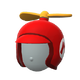 The "Propeller Mario Helmet" Mii headwear